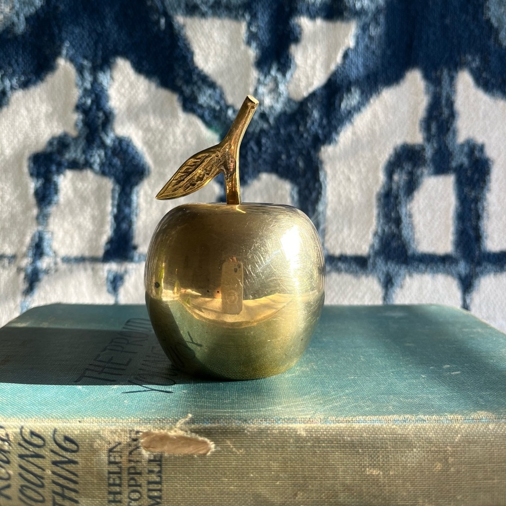 Solid Brass Apple Shaped Bell Beautiful Sound